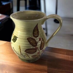 Home Trends Shadowwood 80 oz.Pitcher Floral Italianate